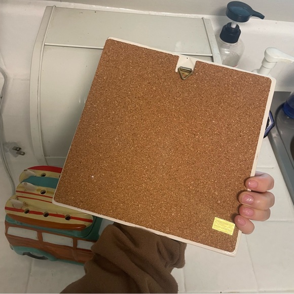 Hand painted Gone Surfing Hanging Tile Wall Art Beach Surfer dude Surf board - Picture 6 of 7